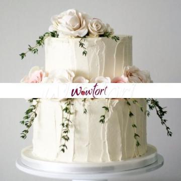Одноярусный торт на свадьбу на заказ в Москве