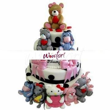 Силиконовая форма для мастики hello kitty